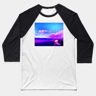 Sunset on Neptune Baseball T-Shirt